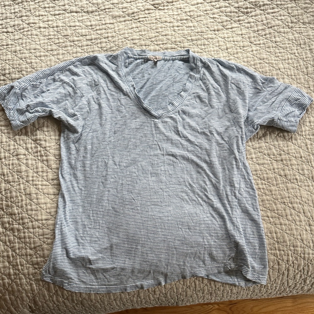 Mododoc slouchy striped t-shirt - XL